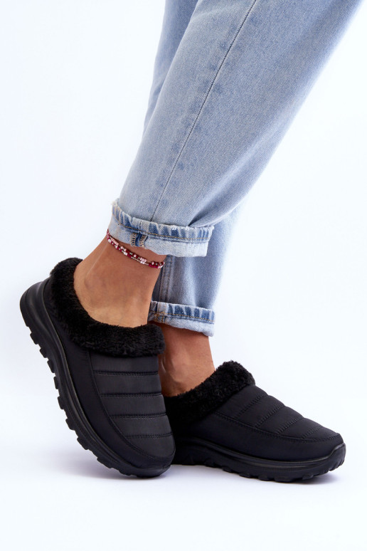 Žemai slystantys sniego batai Olwina juodi