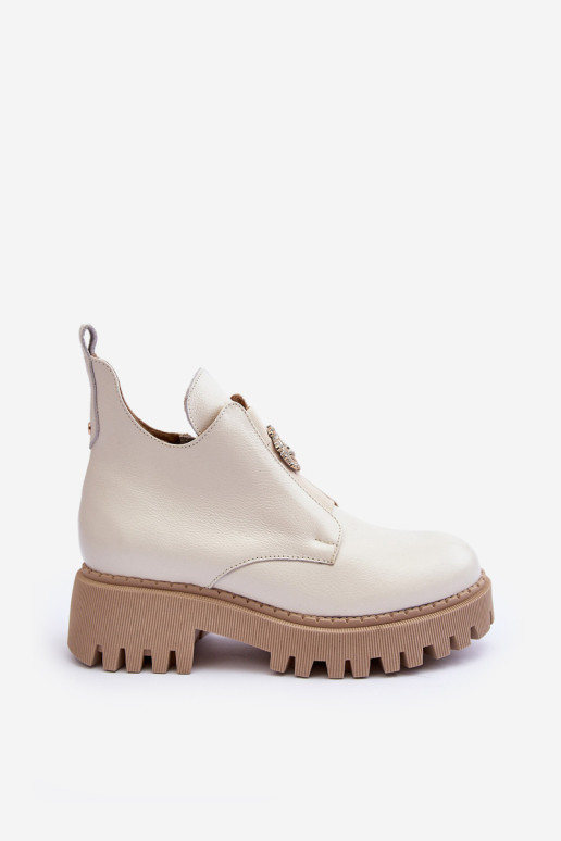 Moteriški odiniai batai su dekoracija Šviesiai...