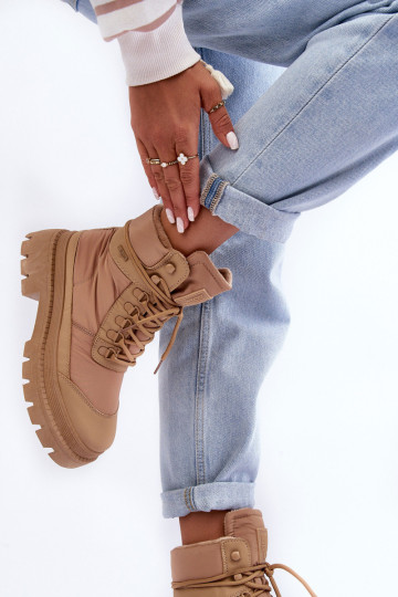 Šilti moteriški batai ant platformos ir plokščiakulniai... 2