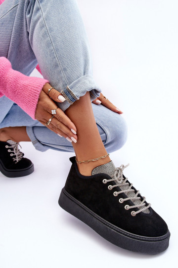 Moteriški „Dazzled Jet“ sportiniai batai „Black Ecea“.