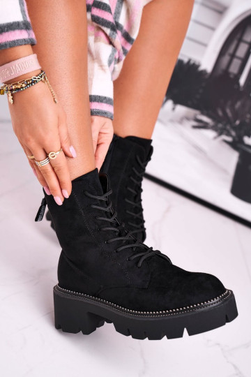 Juodi moteriški batai Malawi