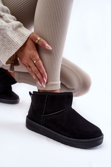 Šilti sniego batai moterims Big Star juodi