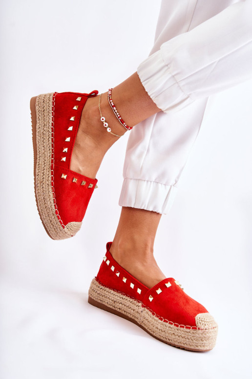 Moteriškos espadrilės Red Laross raudonos 2