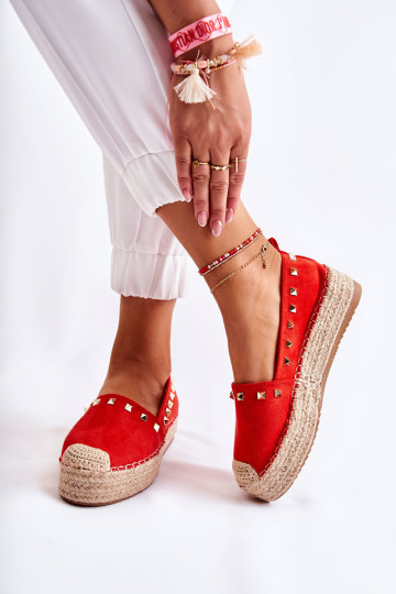 Moteriškos espadrilės Red Laross raudonos