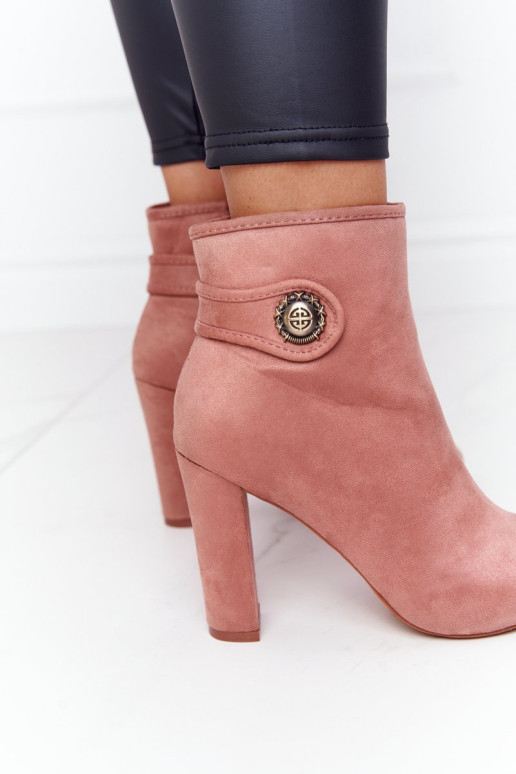 Klasikiniai „Lu Boo“ rožiniai aukštakulniai batai