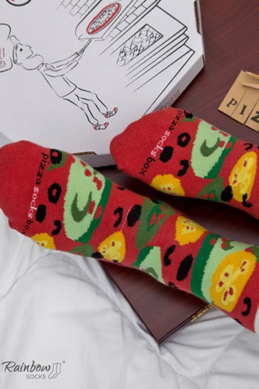 Rainbow Socks Pica 4 Poros Pepperoni Vegetarian Capricciosa