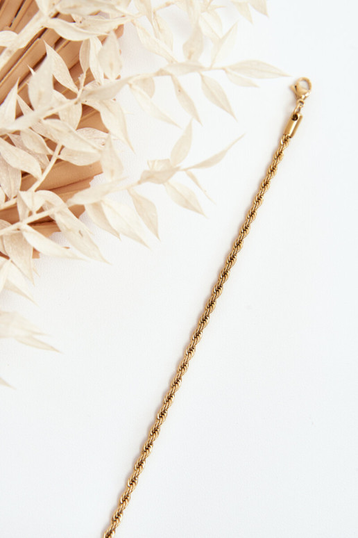 Klasikinė moteriška Singapūro auksinė apyrankė