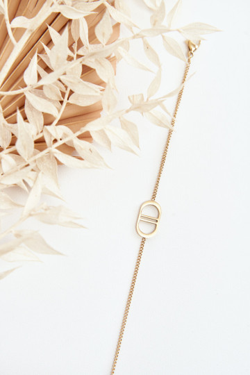 Moteriška auksinė nerūdijančio plieno apyrankė