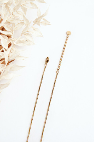 Moteriška auksinė nerūdijančio plieno grandinėlė