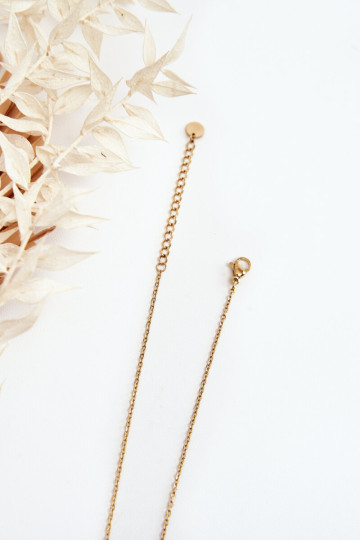 Švelni grandinėlė su auksinėmis širdelėmis