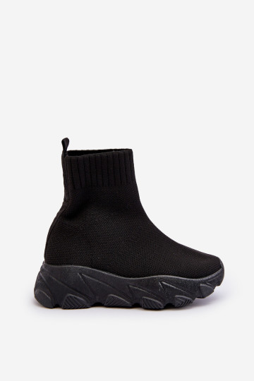 Vaikiški juodi Zaelin sportiniai bateliai