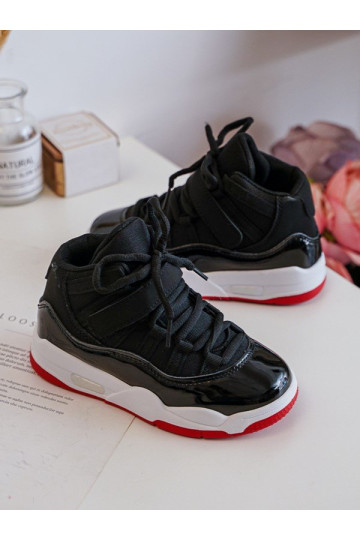 Vaikiški sportiniai suvarstomi batai Juoda ir raudona Darina 2