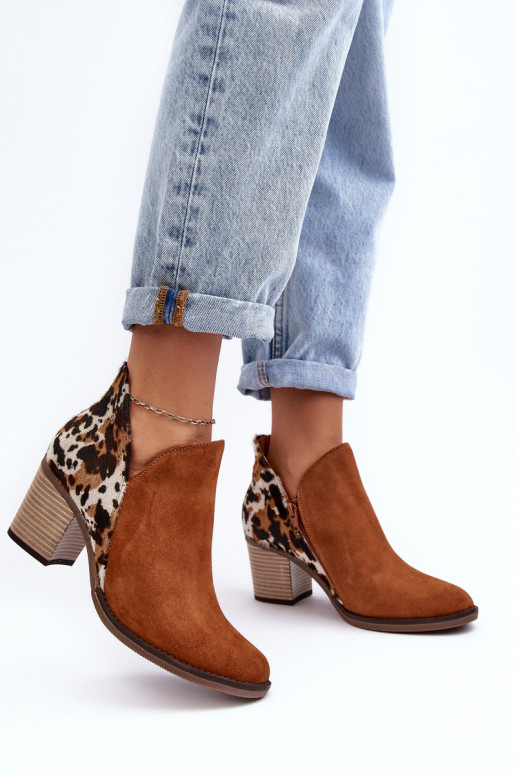 Moteriški odiniai kulkšnies batai Maciejka Brown 04492-98