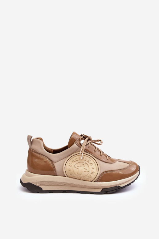 Moteriški odiniai sportiniai bateliai Maciejka 06295-04 Beige