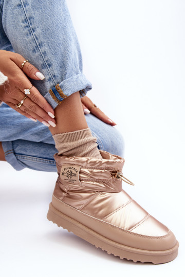 Moteriški izoliuoti sniego batai Lee Cooper LCJ-23-44-1965L smėlio spalvos 2