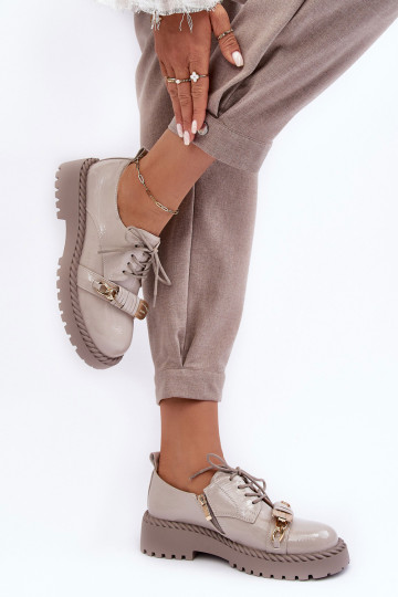 Patentiniai moteriški batai D&A MR870-81 pilki