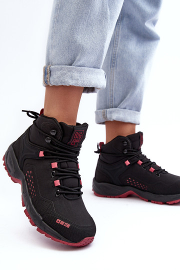 Memory Foam System Trappers Trekking Batai Black Big Star MM274562 2