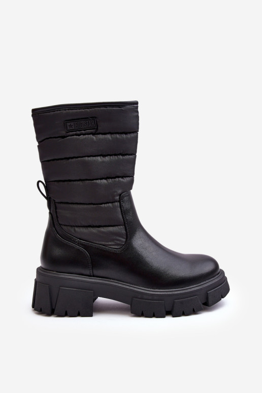 Izoliuoti sniego batai su užtrauktuku Black Big Star MM274068