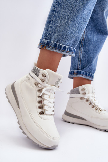 Suvarstomi trekingo batai „Trapper“ White Big Star MM274675 2