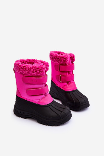 Vaikiški Velcro sniego batai Big Star Fuchsia MM374112 2