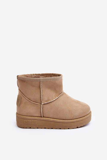 Vaikiški izoliuoti sniego batai Beige Big Star MM374056