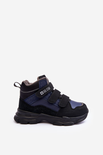 Vaikiški izoliuoti sniego batai tamsiai mėlyni Big Star MM374172 2