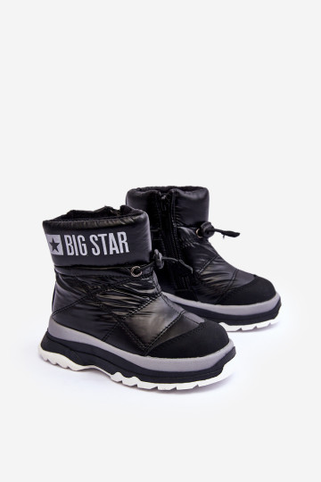 Vaikiški izoliuoti sniego batai su užtrauktuku Black Big Star MM374195 2