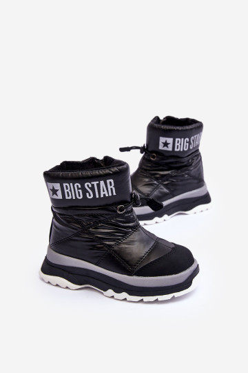 Vaikiški izoliuoti sniego batai su užtrauktuku Black Big Star MM374195