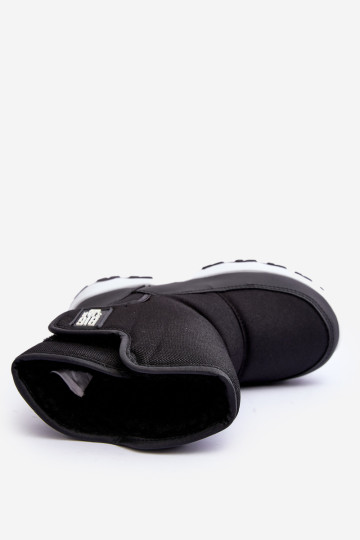 Vaikiški izoliuoti sniego batai su lipduku Black Big Star MM374119
