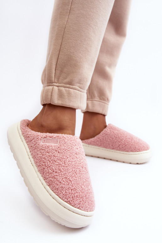 Izoliuotos šlepetės ant storo pado, Pink Big Star MM274131