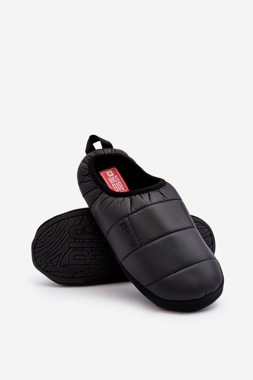 Vyriškos izoliuotos šlepetės Black Big Star KK174363