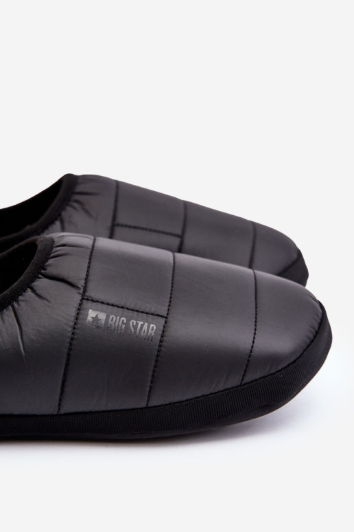 Vyriškos izoliuotos šlepetės Black Big Star KK174363