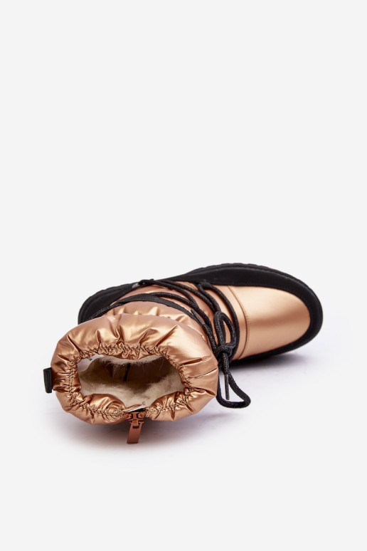 Vaikiški neperšlampami vilnos sniego batai Golden Romaine