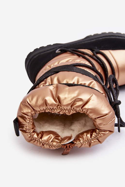 Vaikiški neperšlampami vilnos sniego batai Golden Romaine