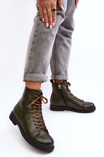 Moteriški odiniai batai, žalios spalvos Ethel