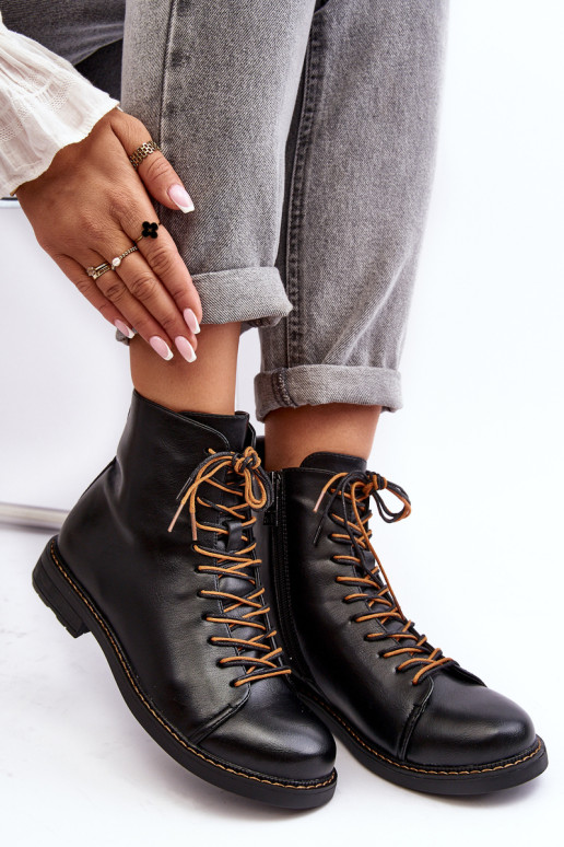 Moteriški odiniai aulinukai juodi ethel