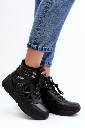 Izoliuoti moteriški batai ant platformos Lee Cooper LCJ-23-44-1984 juodi