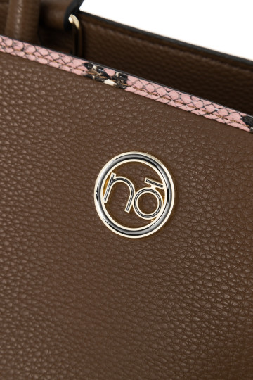 NOBO N1680-CM17 pirkinių krepšys rudas