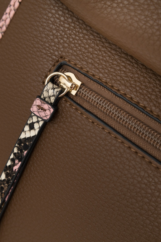 NOBO N1680-CM17 pirkinių krepšys rudas