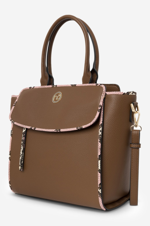 NOBO N1680-CM17 pirkinių krepšys rudas