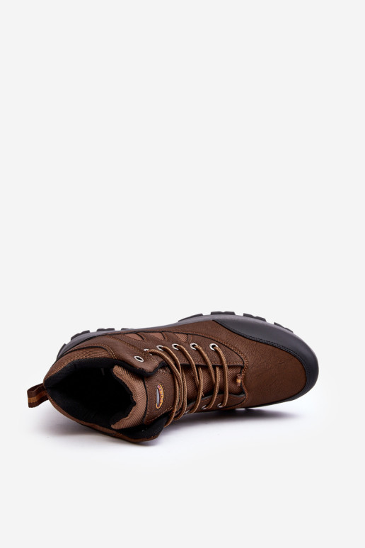 Vyriški klasikiniai žygio batai rudi Gometti