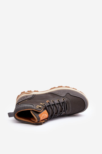 Vyriški suvarstomi „Trapper“ žygio batai Pilka „Salomene“. 2