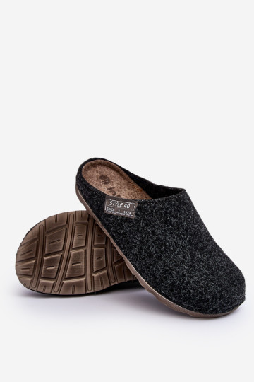 Vyriški namų batai Inblu šlepetės CR000015 Tamsiai pilka