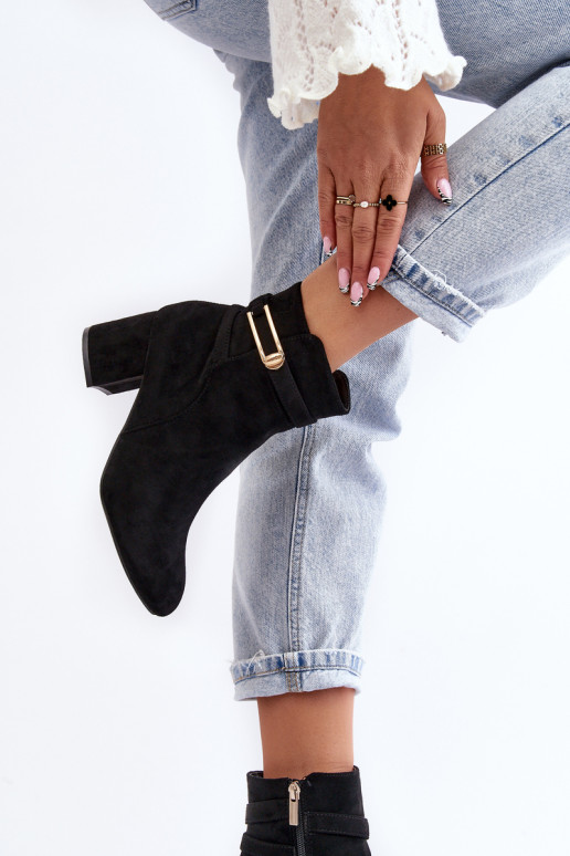 Moteriški žemakulniai batai juodi Verice