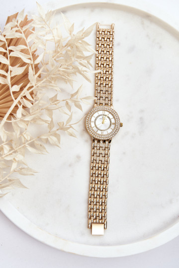 Giorgio & Dario moteriškas laikrodis su puošmena GDM1556 Auksinis