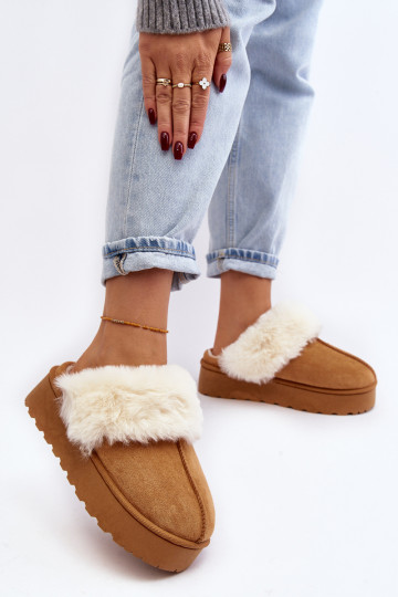 Moteriški sniego batai ant Camel Phiniopis platformos 2