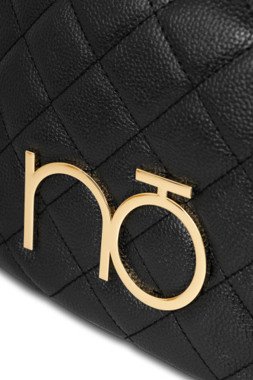 NOBO NBAG-R3101-C020 dygsniuota rankinė juoda 2