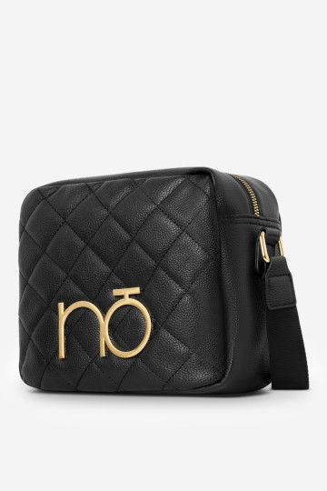 NOBO NBAG-R3101-C020 dygsniuota rankinė juoda