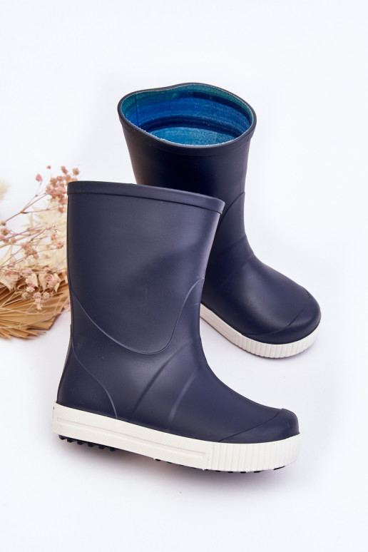 Vaikiški Wellington batai Wave Gokids 979 Tamsiai mėlyni