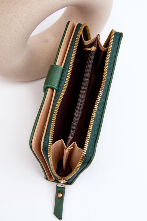 Didelė moteriška piniginė žalia Sopheia